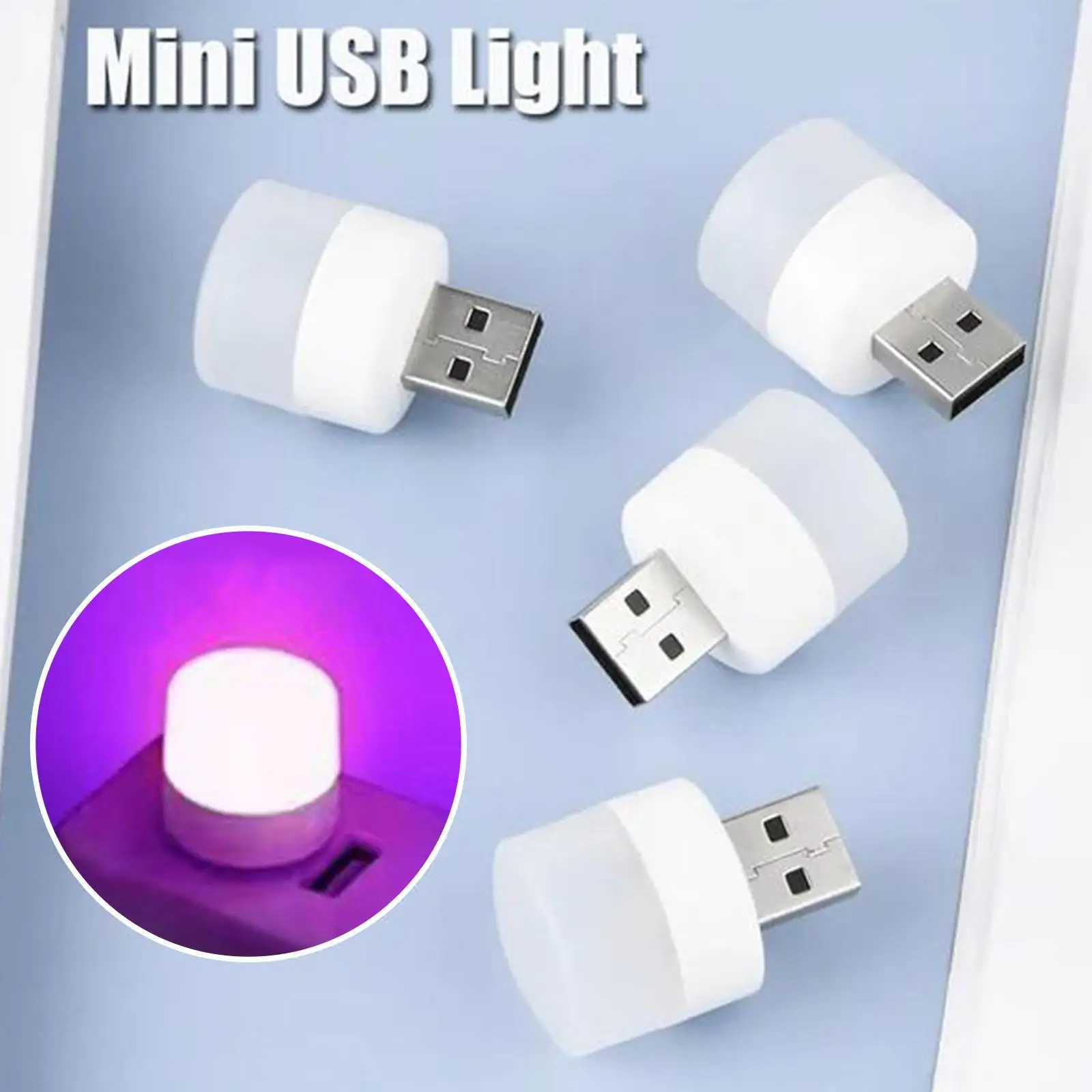 

Mini Portable USB LED Lamp Super Bright Book Light Reading Lamp For Power Bank PC Laptop Notebook