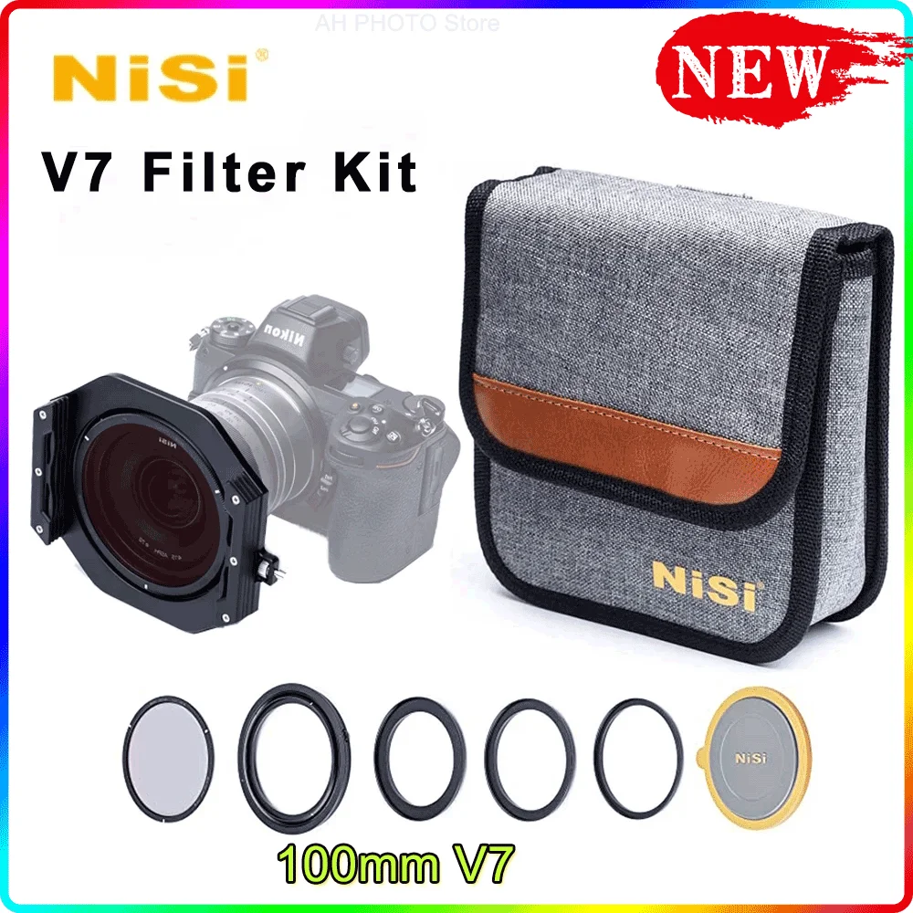 NiSi V7 100mm CPL Filter Holder System Kit Quick Install True Color with 82mm 77mm 72mm 67mm Adapter Ring Lens Cap |
