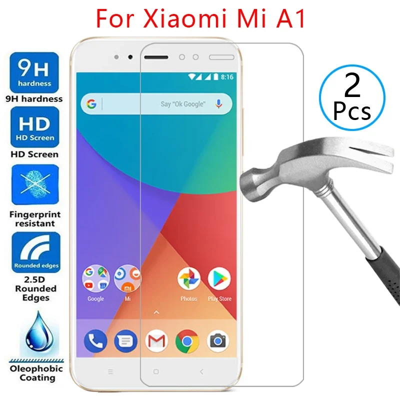 Фото 2 шт. защитных стекол Qta для Xiaomi Mi A1 (чехол-накладка) на Xiaomi Mi A1/A1a/Mia1 №2