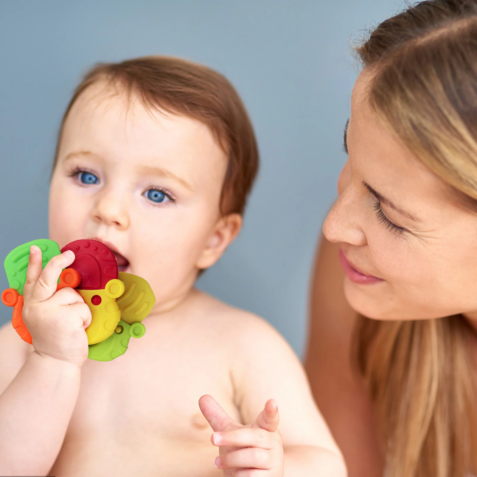 

Baby Teething Toys Soft Silicone Fruit Teething Toys For Babies Infant Fruit Shape Teethers Set Newborn Baby Toddlers Chew Toys