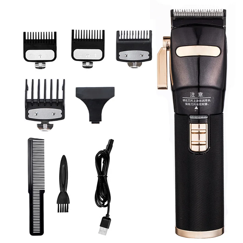 2022 Men's Rechargeable Cordless Hair Professional Retro Oil Hair Electric Haircut Machine Kemei Clippers Wmark Ng 2033 Clipper enlarge
