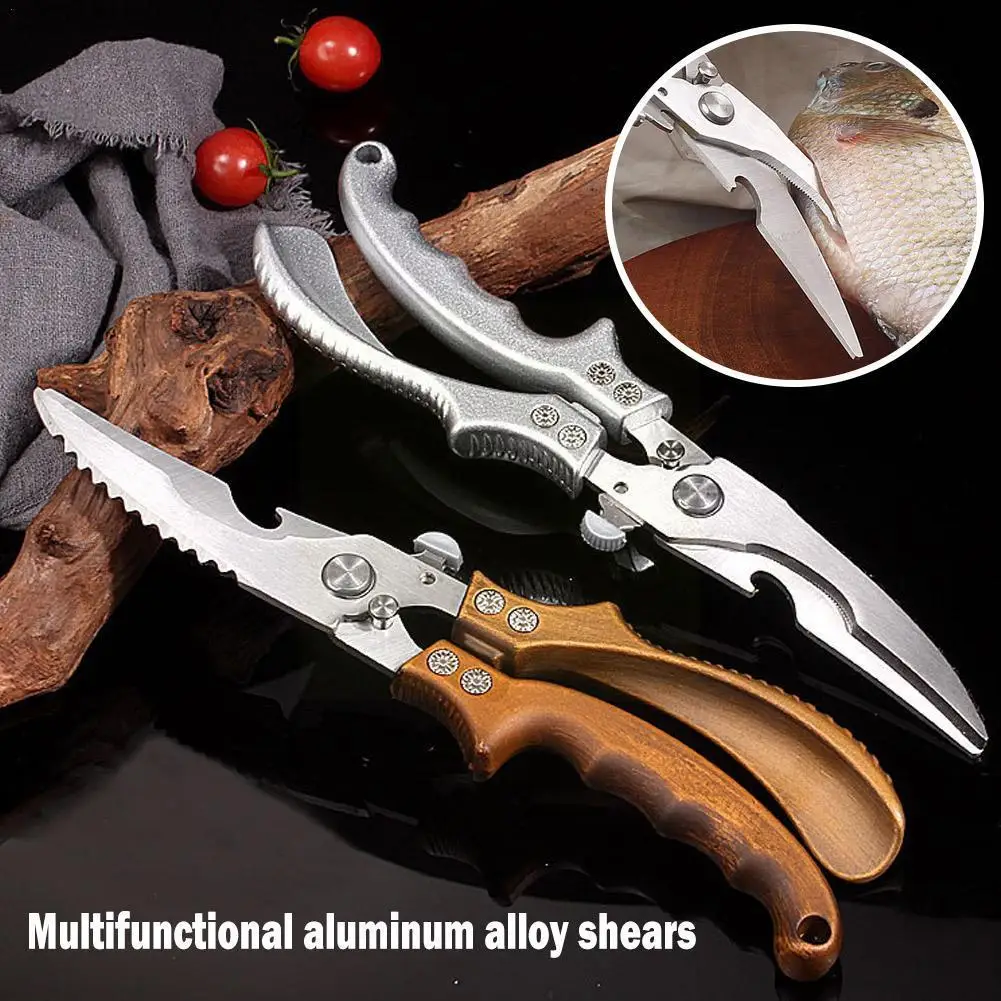 

Multifunctional Aluminum Alloy Strong Chicken Bone To Cut Scissors Stainless And Kitchen Bones Scissor Dedicated Steel Fish S3S9