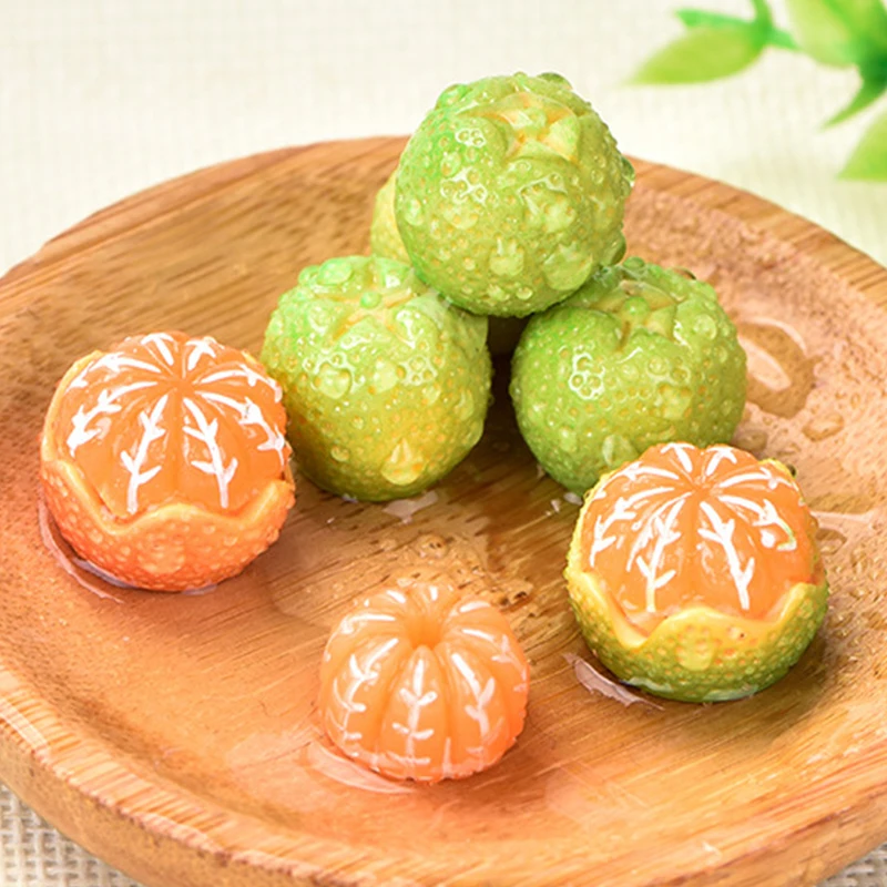 

10pcs Cute 1:12 Scale Dollhouse Miniature Mini Simulation Fruit Vegetable Model Resin Toys Accessories