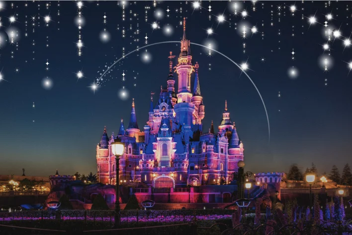 Фоновое полотно Disney замок принцессы для детского праздника disney принцессы прогулка верхом