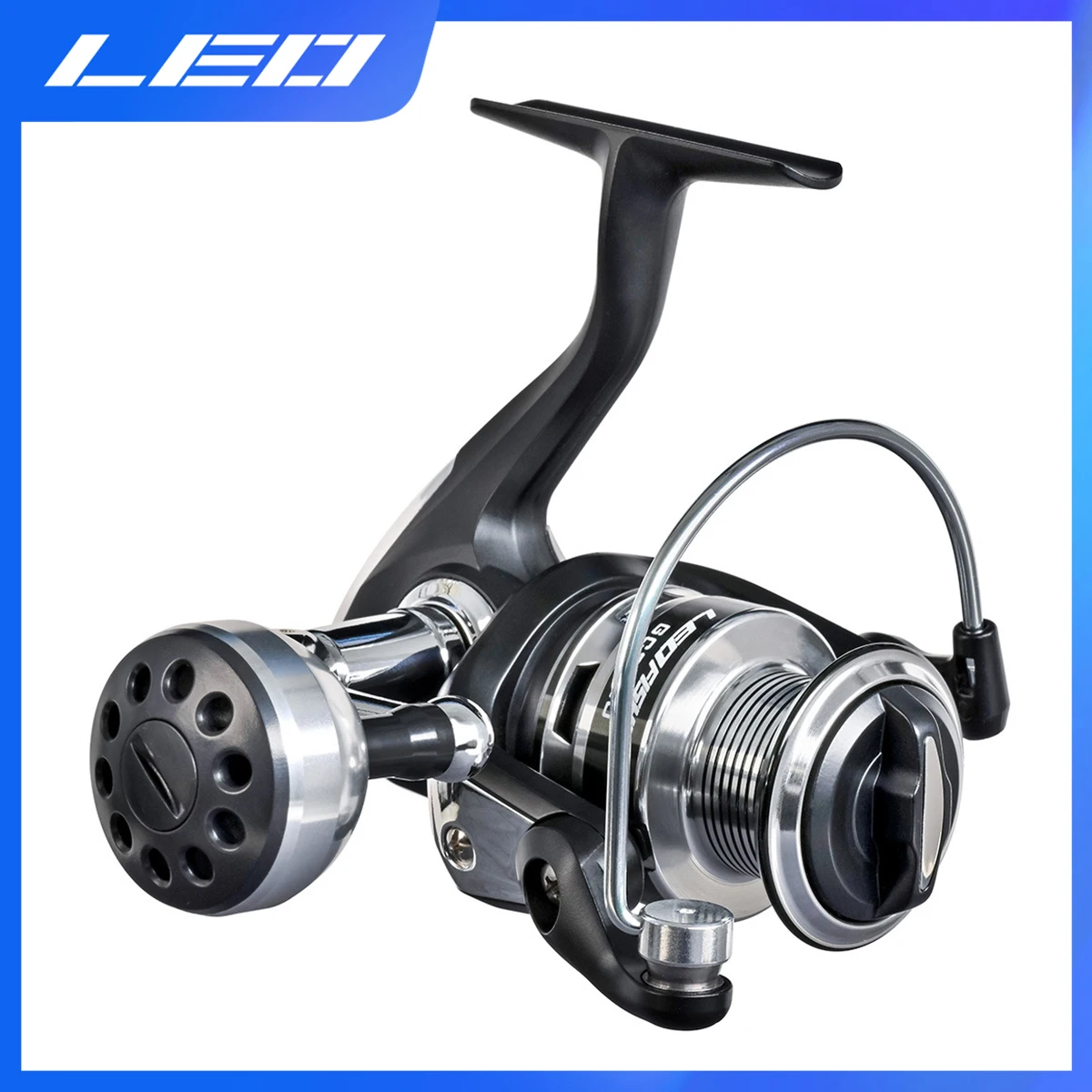 LEO Spinning Fishing Reel 8 Ball Bearings Rocker Metal Aluminum Alloy Line Cup Ice Fishing Accessory Carp Fishing Goods