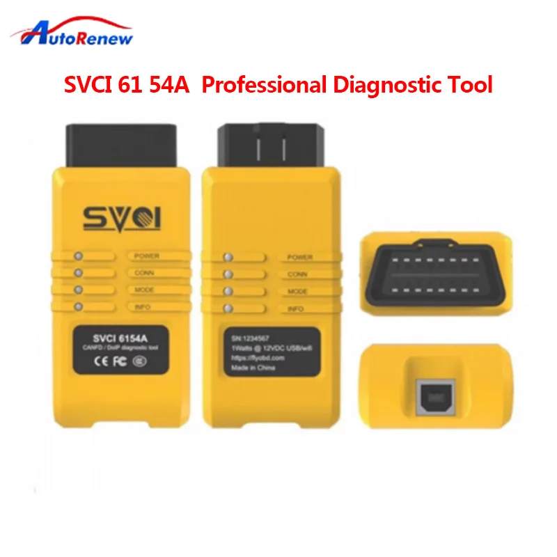 

2022 SVCI 6154A Professional Wireless Car Diagnostics Tools Of V-A-G Support CANFD and DoIP Protocol Support Wifi/USB Connection
