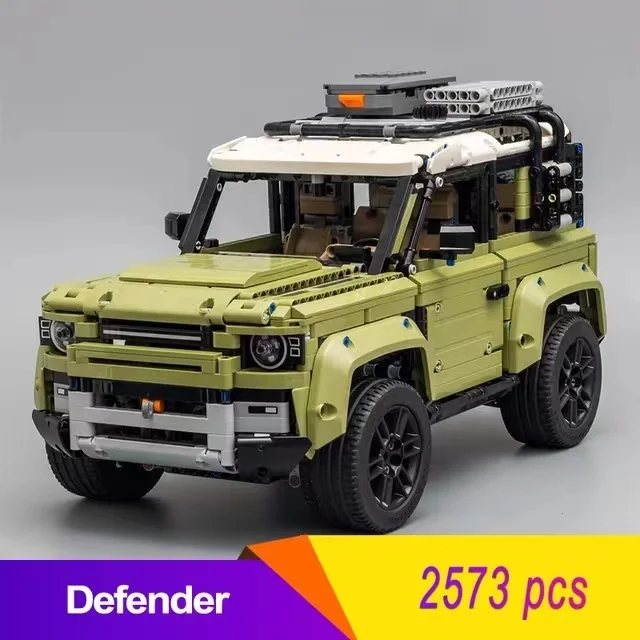 

2022 MOC SuperCar Land Rover Defender Guardian Off-road Vehicle Building Blocks Model Technical 42110 Toys Bricks For Boys Gifts