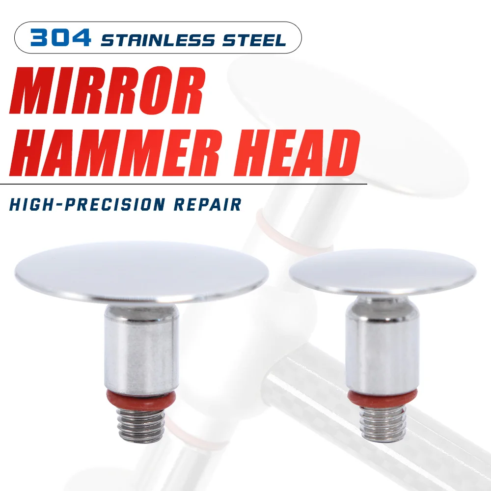 

Сверхлегкий выравнивающий молоток, сменная головка, инструмент для ремонта вмятин, инструмент для ремонта вмятин, бесплатная листовая металлическая головка из нержавеющей стали, резьба M8