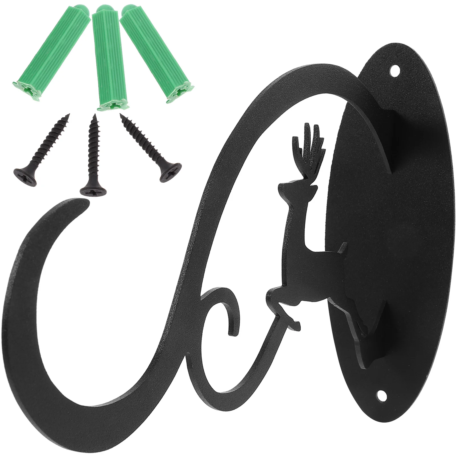 

Рождественский крючок, настенная вешалка для цветочной корзины, домашний подвесной кронштейн, держатель для плантатора