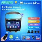 Смарт-навигатор для автомобиля JUSTNAVI QT5 Android 10,0 для Dodge Journey для Fiat Leap 2012 - 2020 BT 4G 64G 1280*720P AHD рекордер