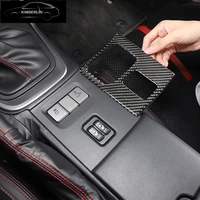 for 22 subaru brz seat heating switch panel soft carbon fiber interior stickers interior accessories styling decoration stickers