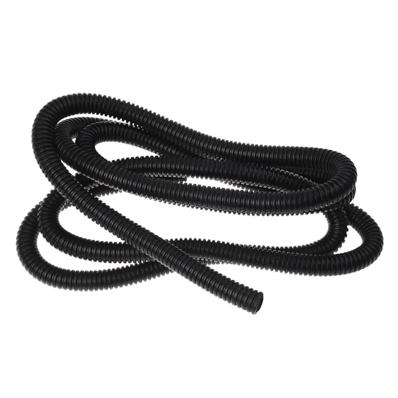 

NEW-Electric Wire Protector 1/2" Dia Corrugation Tubing Pipe 6.5Ft