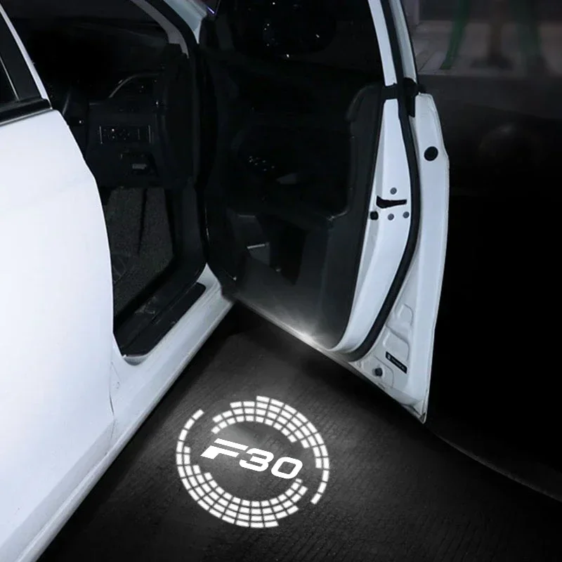 Автомобильный проектор призрак атмосферная лампа с логотипом автомобильная