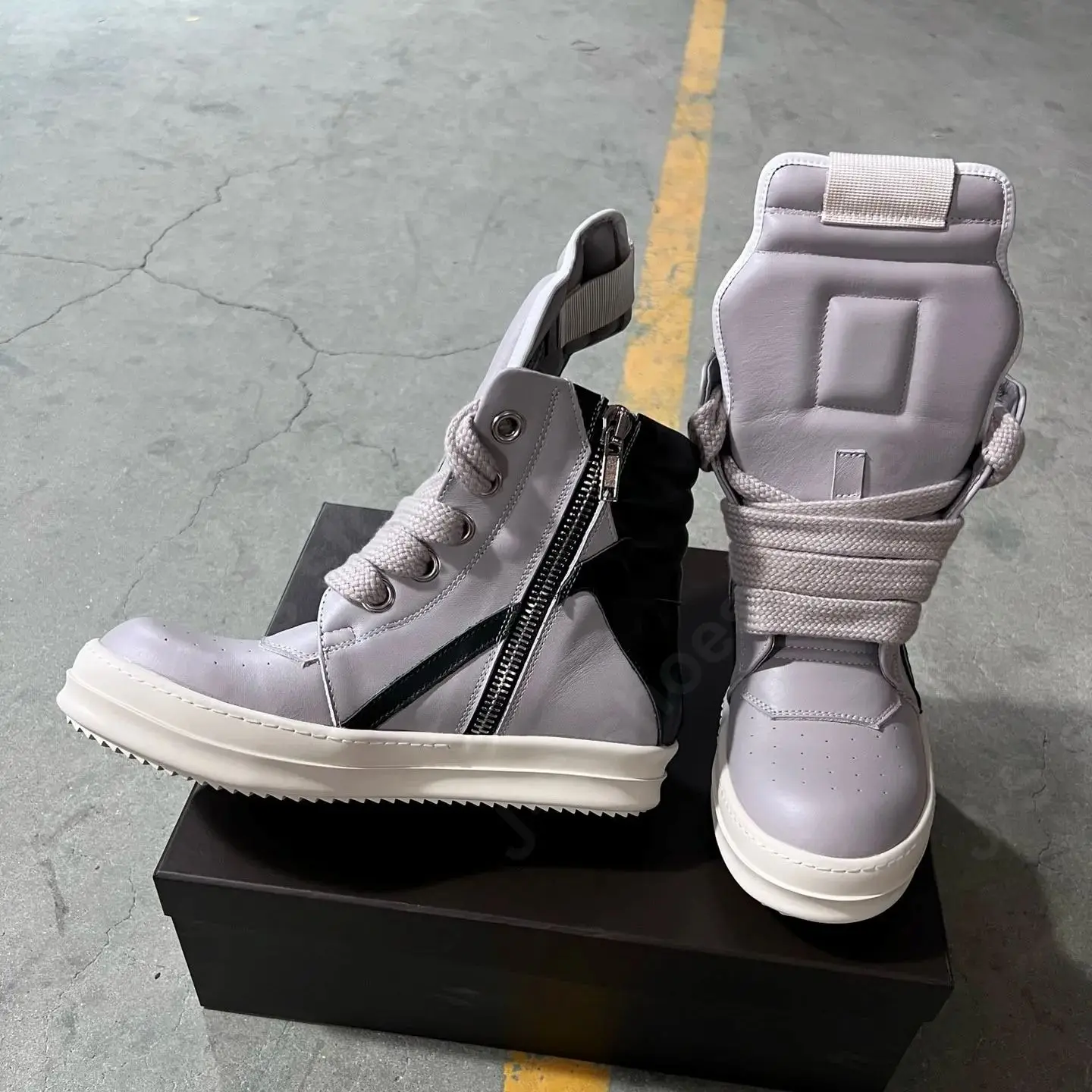 Мужская обувь Элитный бренд Ricks Кожаная Женская повседневная Owens Кроссовки Jumbo