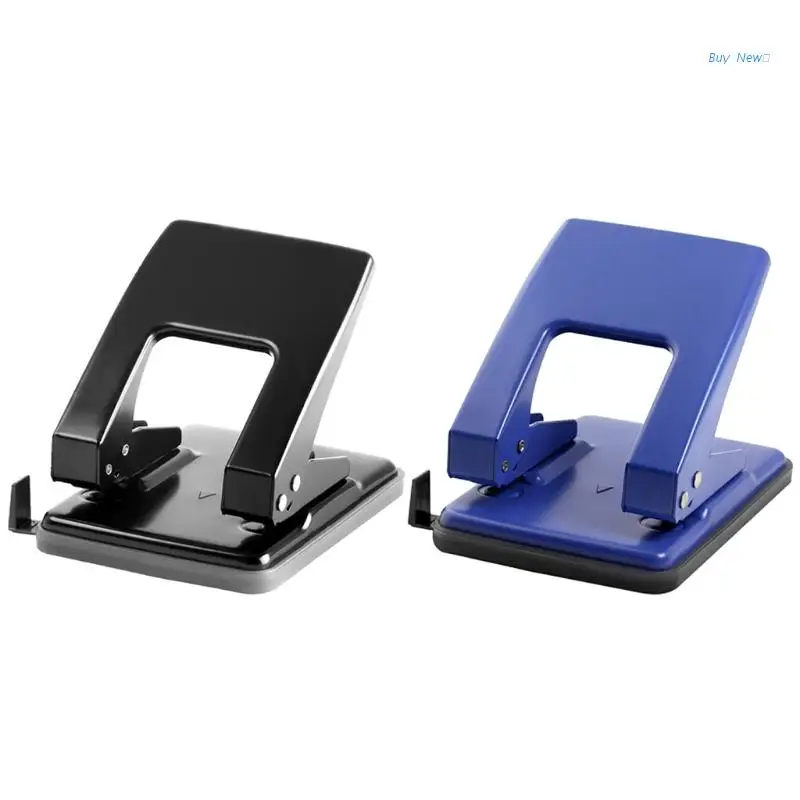 

Two Hole Puncher with Positioning Scale Confetti Storage Bin for Home School