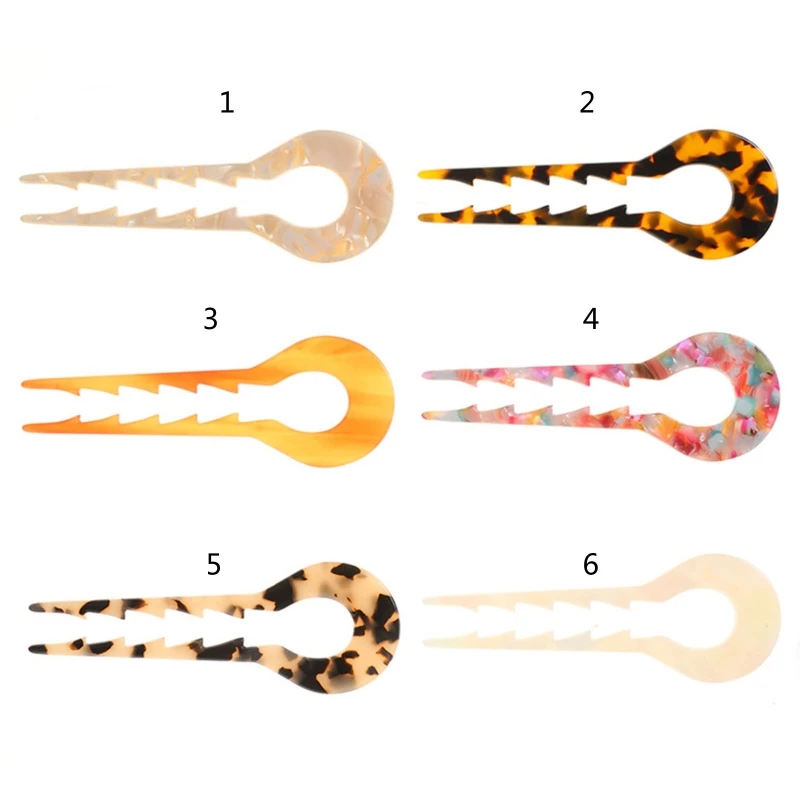 

517F Simple Hairpin French Style Hair Stick Pin U Shaped Hairpin Bride Hair Accessories for Women Girls Hairstyle Pin