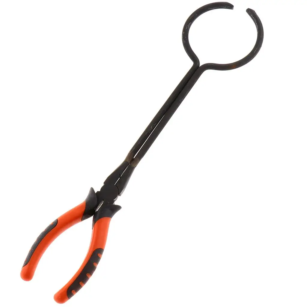 

33cm Metal Alloy Crucible Tong Clamp Graphite Melting Furnace Pliers Holder