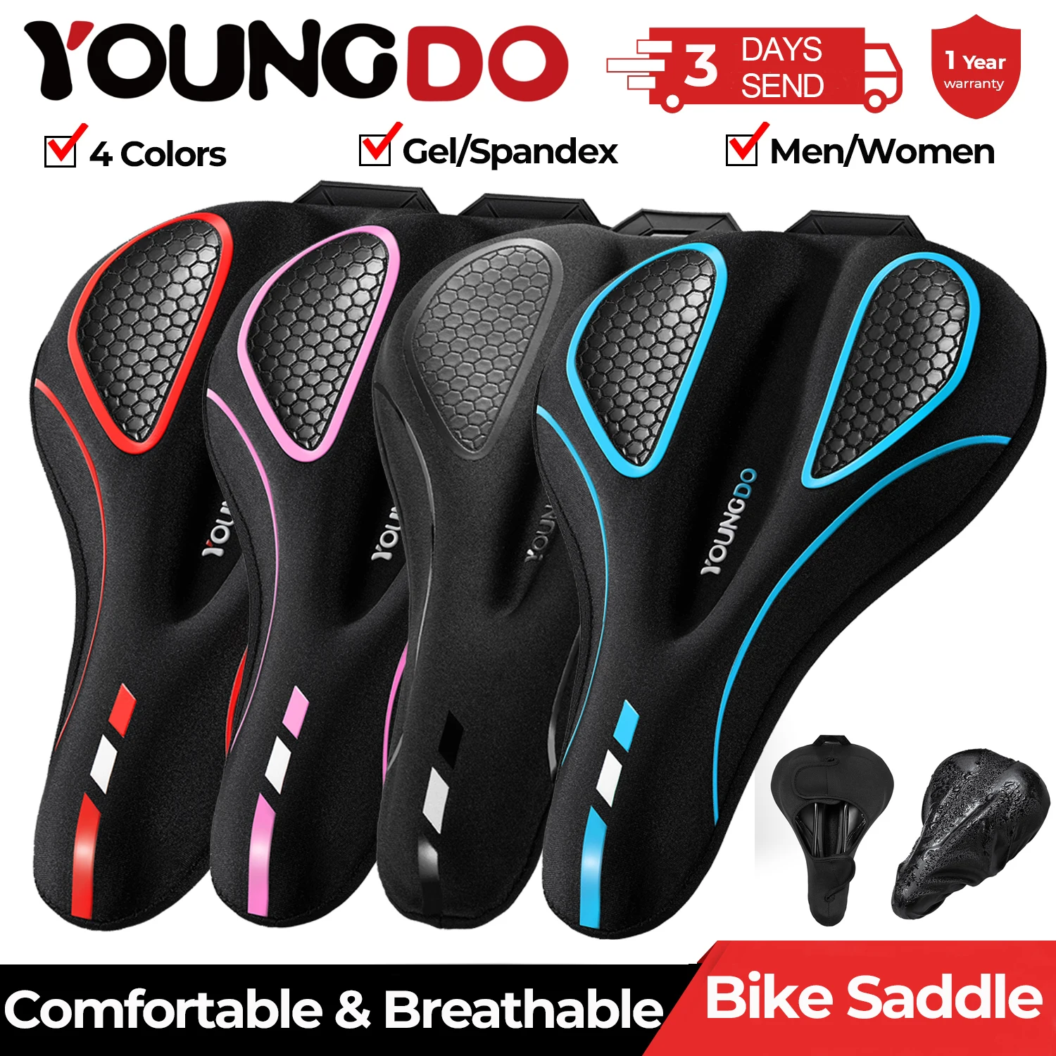 YOUNGDO дышащее велосипедное седло мягкая подушка для шоссейного велосипеда MTB