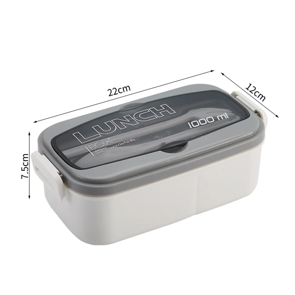 

Can Be Microwaved To Heat Large-capacity Lunch Lunch Box Japanese-style 1000ml 1PC Large-capacity Separated Brand New