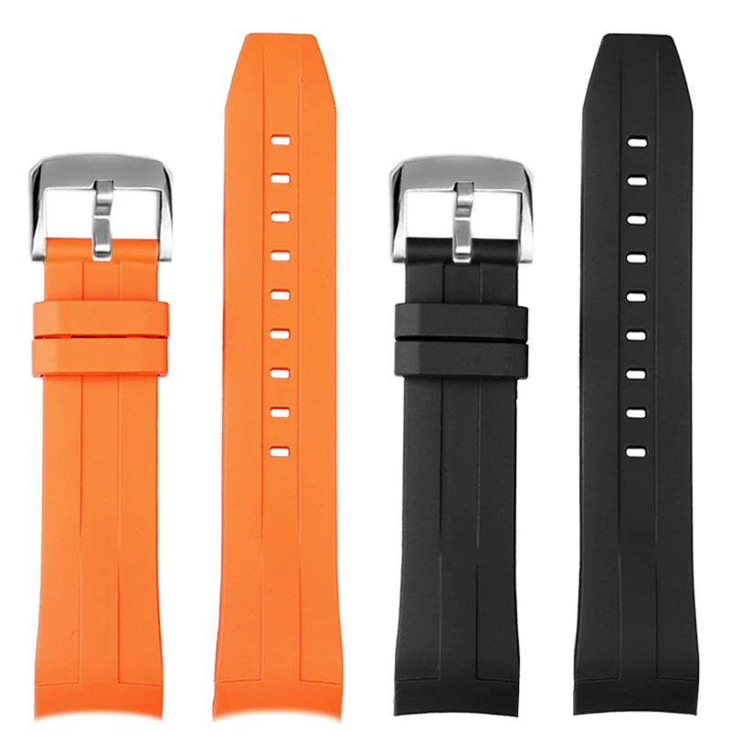 Браслет с резиновым ремешком изогнутого конца для ремешка Tissot T120 1853 Starfish Diving T 120417