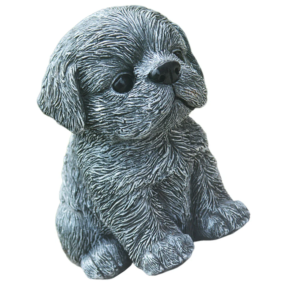 

Pug Garden Ornaments Multi-function Dog Figure Landscape Accessories Multifunction Resin