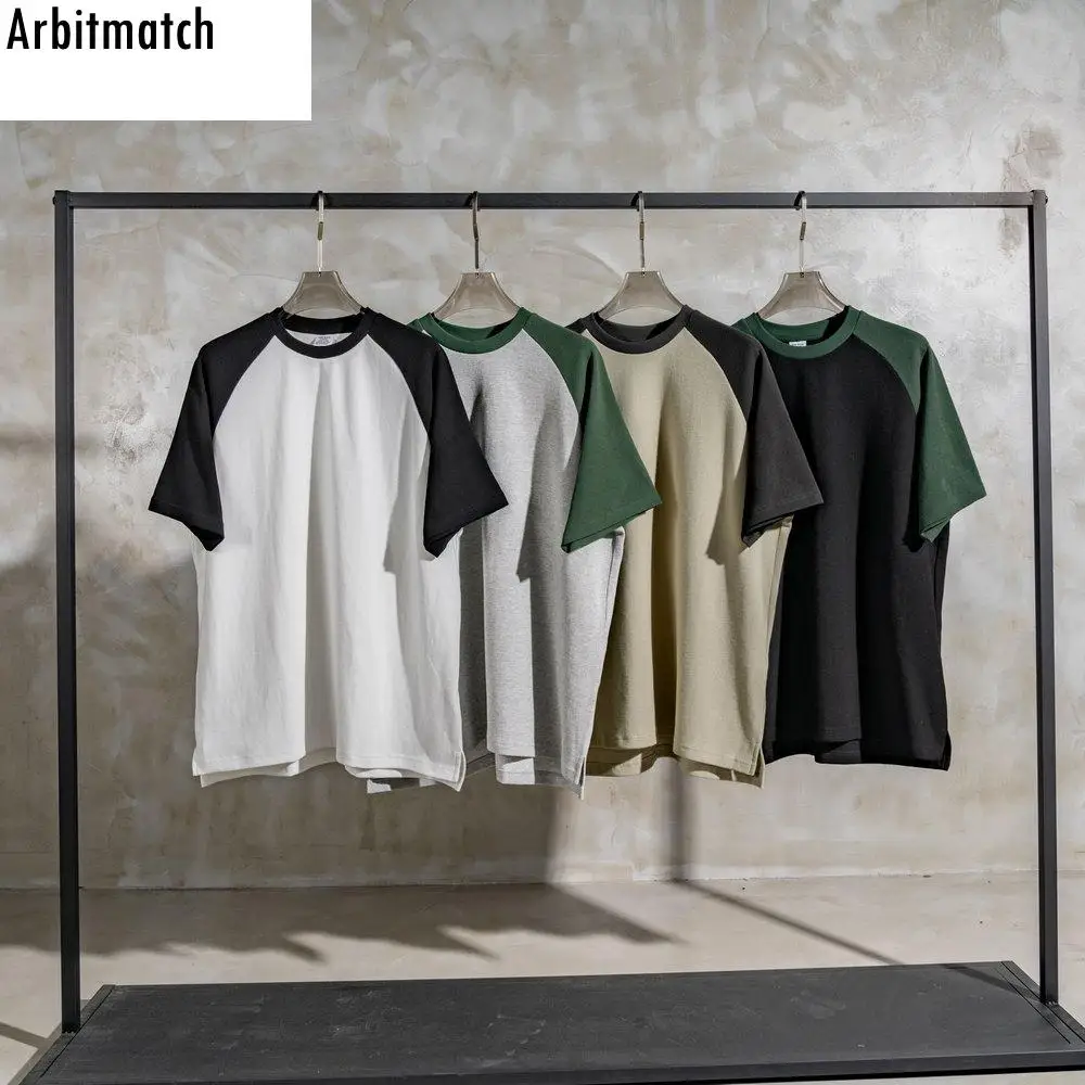 

Футболка мужская с разрезом на подоле, свободная Стильная хлопковая Повседневная винтажная уличная одежда в стиле хип-хоп, лето