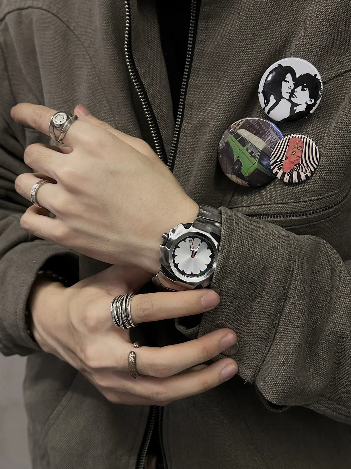 Часы наручные Oak High Beauty Alien мужские оригинальные немеханические