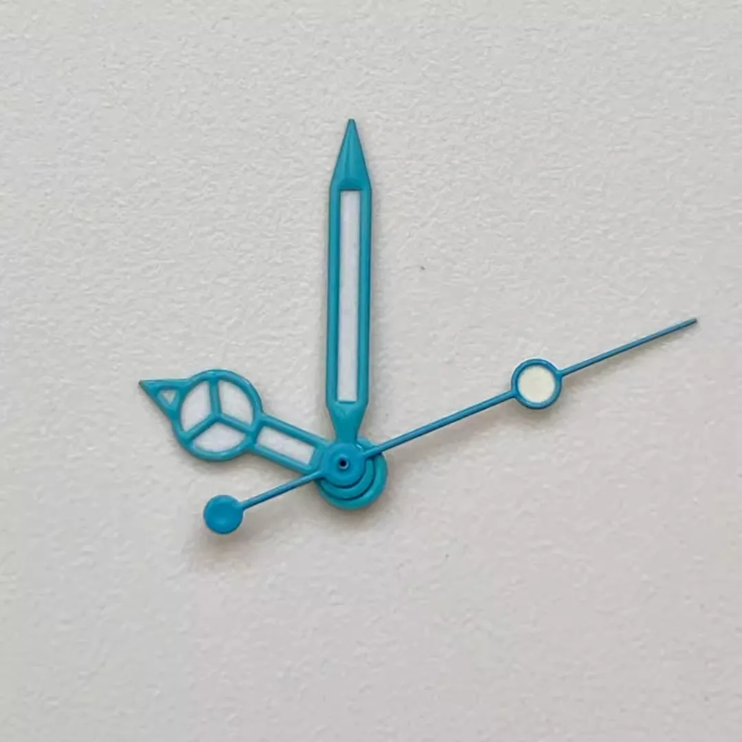 7 75*12 мм*13 мм Часы Nh36 Зеленые светящиеся Nh35 Оранжевые стрелки Детали часов Ручная