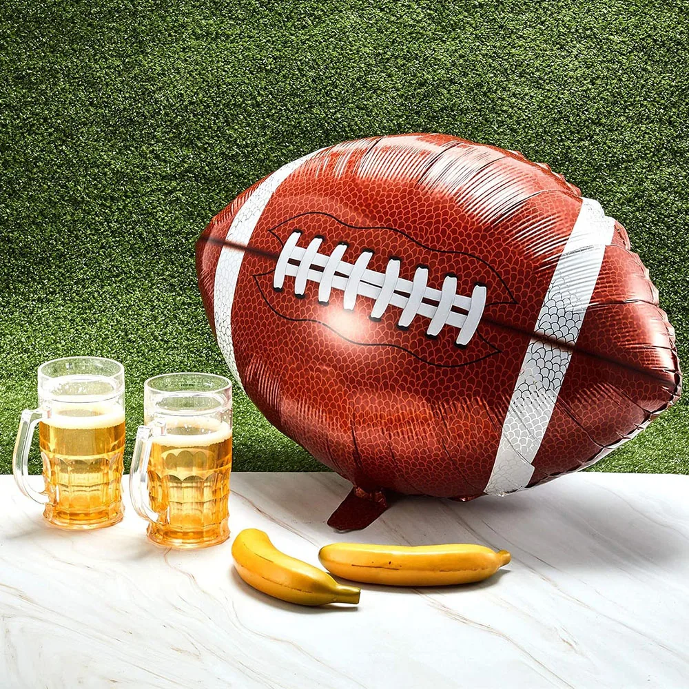 4 шт. футбольные фольгированные шары для вечеринки футбольный шар в форме