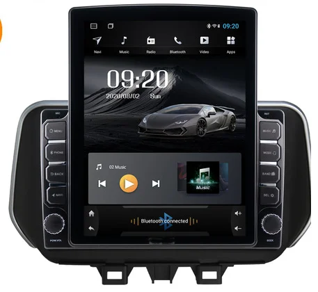 

9,7 "Восьмиядерный tesla style вертикальный экран Android 10 Автомобильный GPS стереоплеер для Hyundai ix35 Tucson 2019-2020