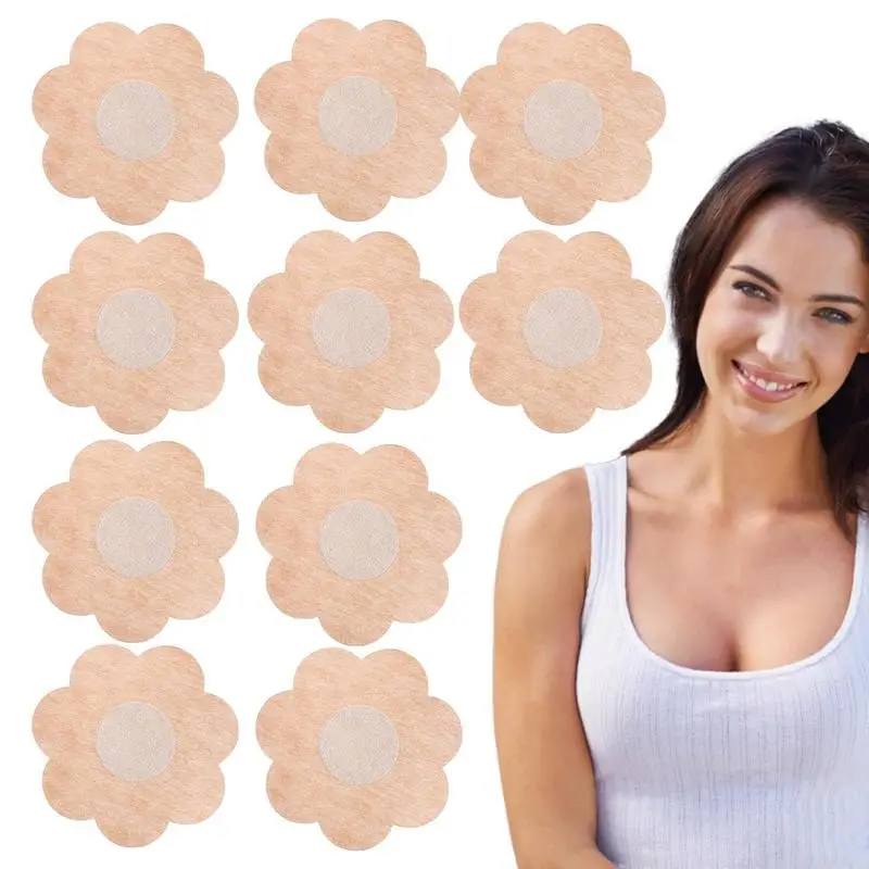 10 шт. = 5 пар одноразовые невидимые наклейки на грудь нашивки без бюстгальтера