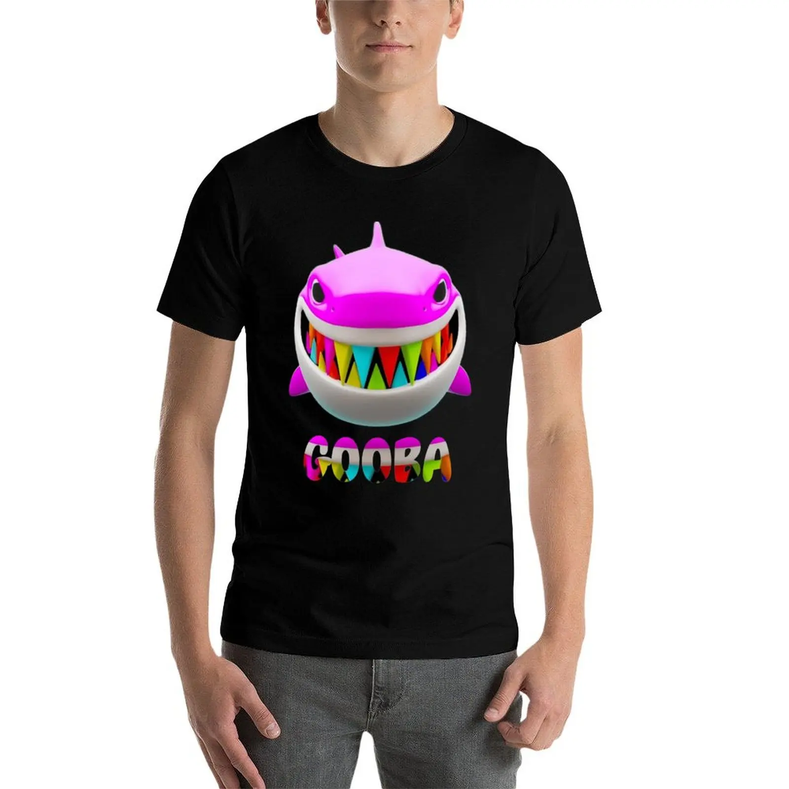 Фото Футболка с маской для лица 6IX9INE MERCH GOOBA SHARK, рабочая футболка для механиков №4