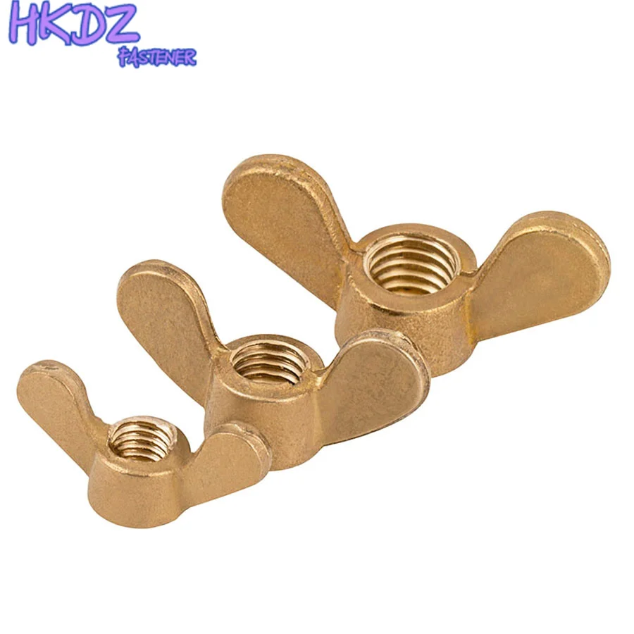 

DIN315 Tighten Nut M3 M4 M5 M6 M8 M10 M12 Brass Butterfly Wing Nuts