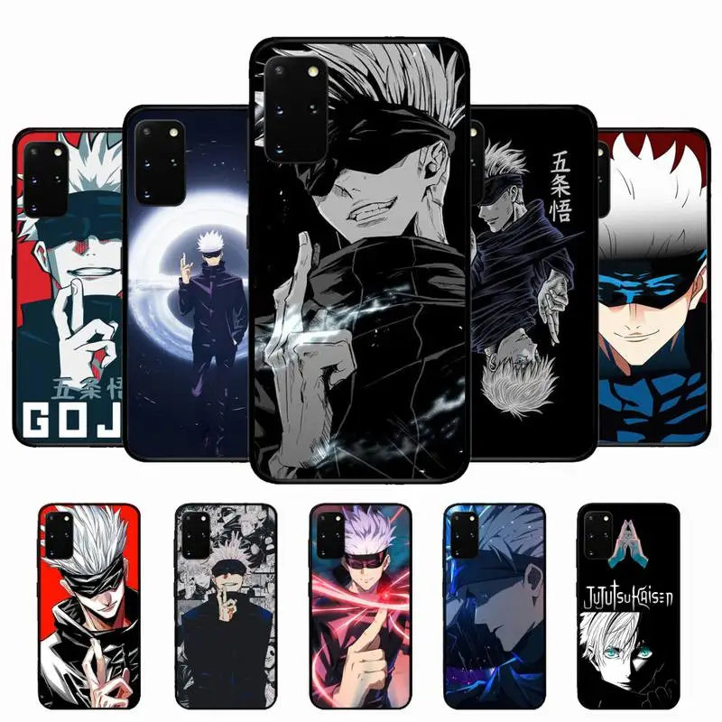 

Jujutsu Kaisen Gojo Satoru Phone Case for Samsung S10 21 20 9 8 plus lite S20 UlTRA 7edge