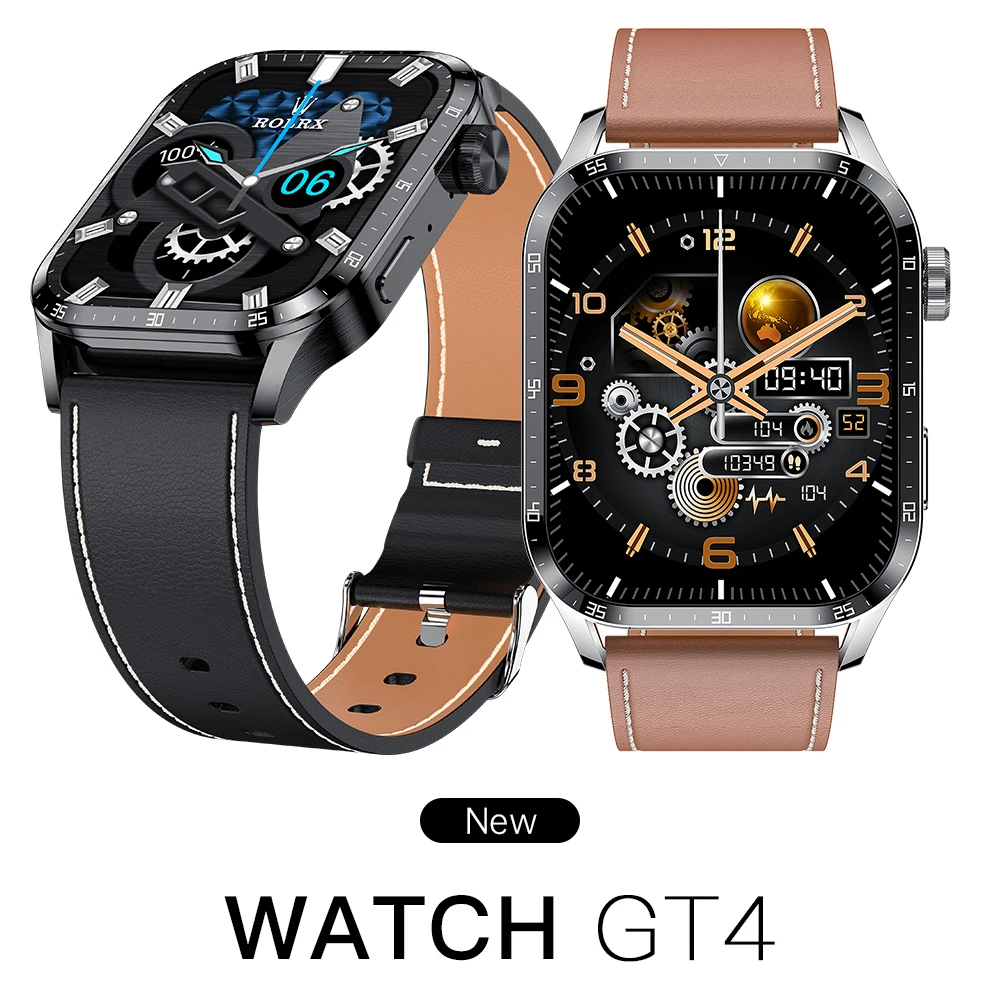 2022 Смарт-часы для мужчин Android GT4 1 9 дюйма всегда дисплей Bluetooth Вызов IP68