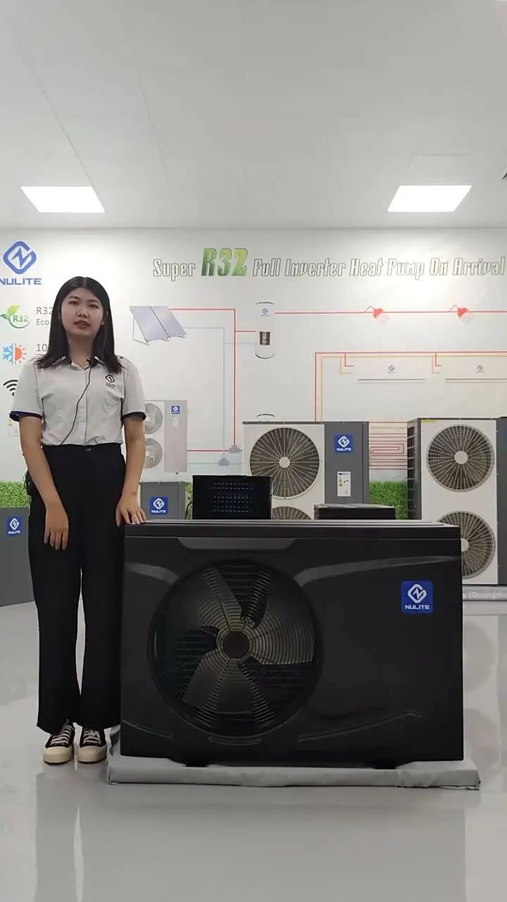 

NULITE inverter 5kw 7kw 9kw 18kw R32 inverter heating and cooling air to water pool heat pump