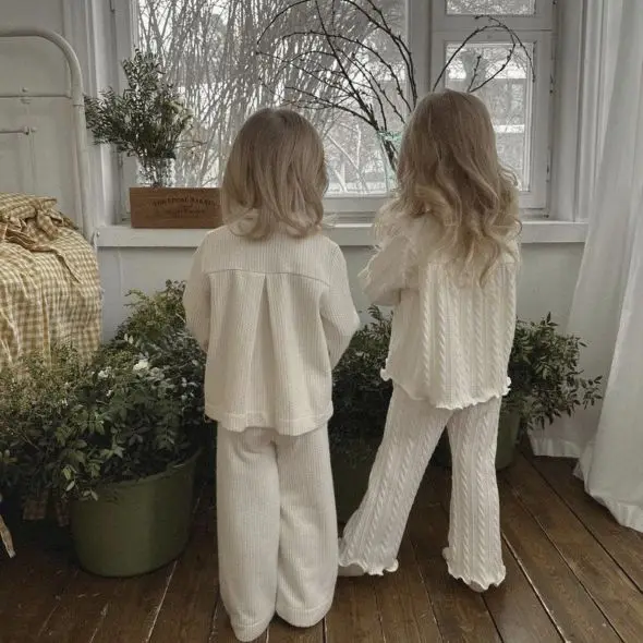 Детские комплекты европейский и американский стиль весна-осень для девочек