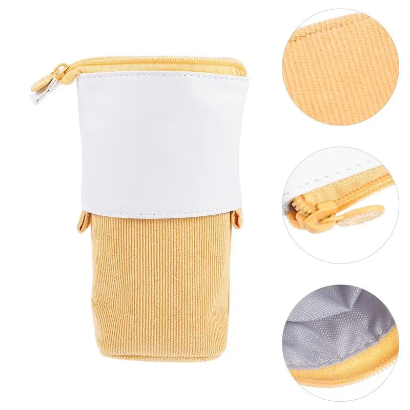 

Lovely Student Simple Telescopic Pencil Holder Pencil Bag Pencil Case Flexible Unfold Storage Pouch Stationery Bag