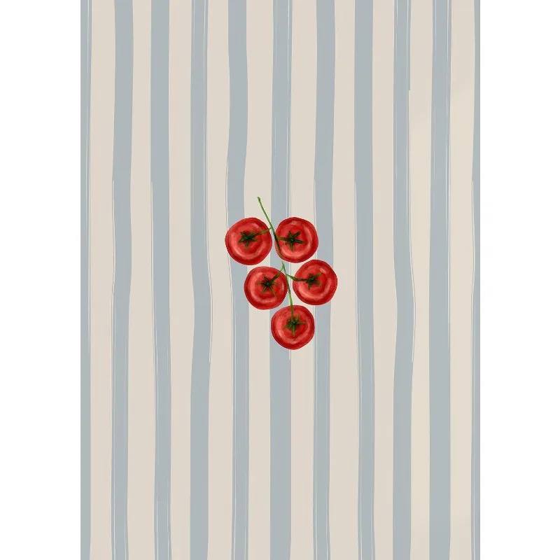 

Абстрактная печать на холсте "Средиземноморская еда"