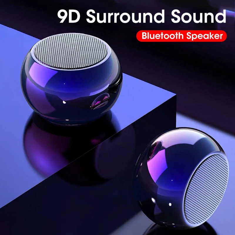 

Mini Bluetooth Speaker Wireless Stereo Surround Subwoofer Speaker Outdoor Music Loudspeaker Rechargeable Battery Home Outdoor