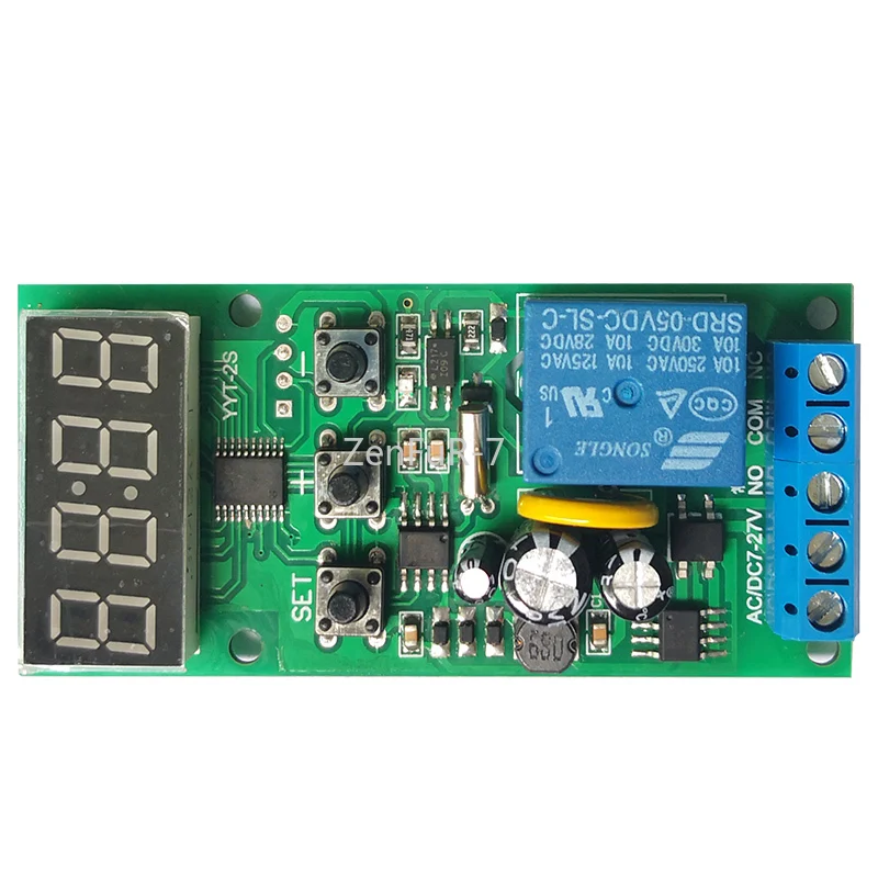 

Real-Time Clock Relay Module Timer Switch Delay and Time Synchronization Control Timing Circuit Board 12 24V