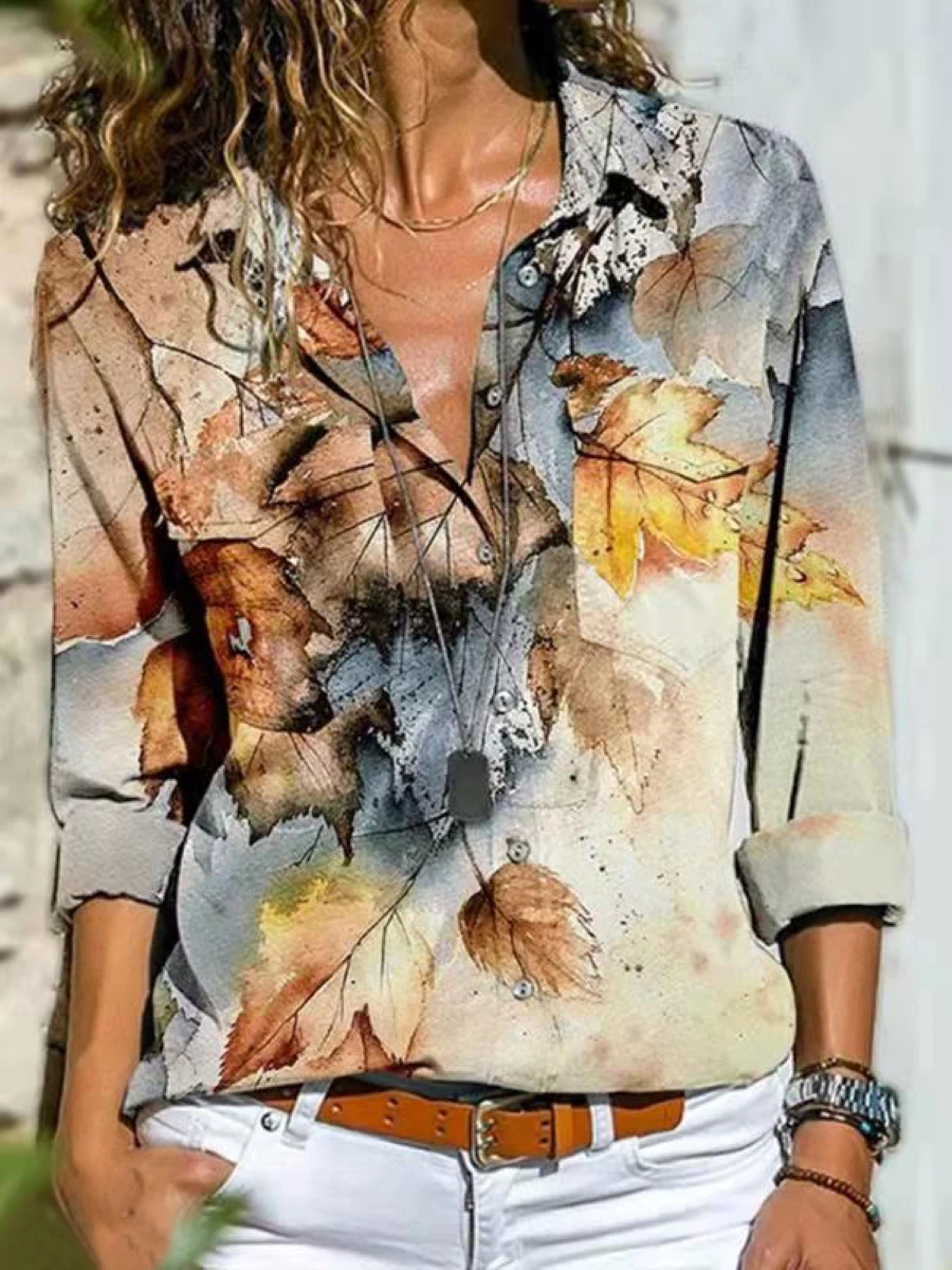 

Fashion new shirt women temperament long-sleeved woman shirt casual loose top