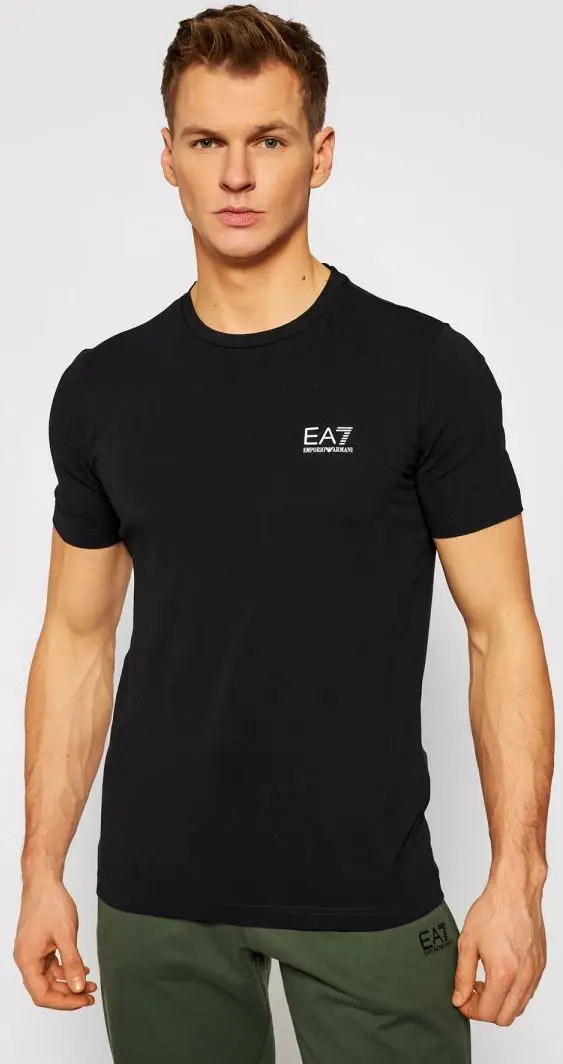 Футболка для активного отдыха EA7 Emporio Armani 8npt52-pjm5z Black (США) Женская спортивная одежда Брюки для женщин Брюки для гольфа Шорты для гольфа Футболки для женщин.