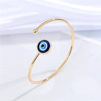 s2956 fashion jewelry evil eye bangle bracelet opening blue eye bracelets