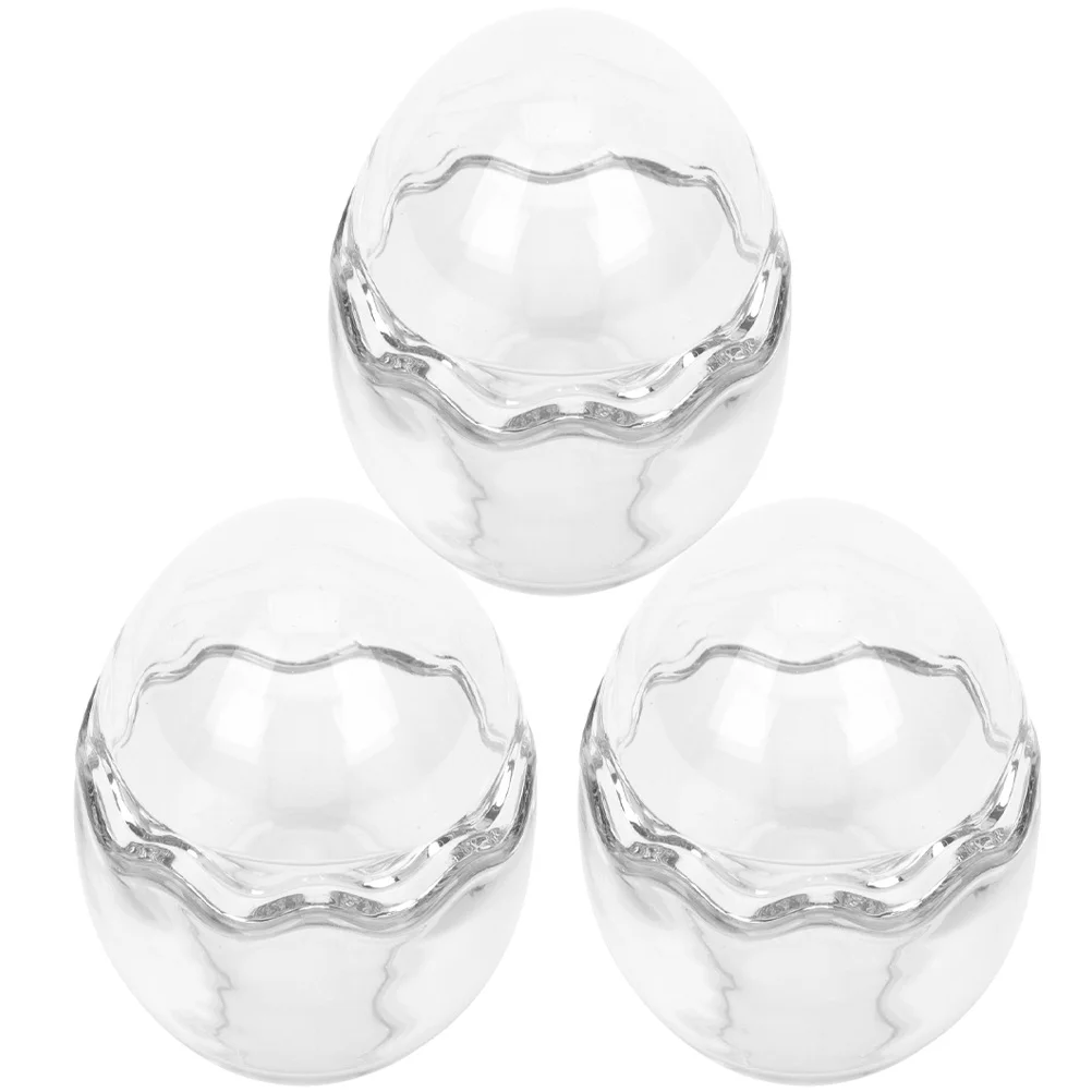 

Cups Puddingyogurt Ice Cream Container Lovely Jelly Baking Household Eggshell Shape