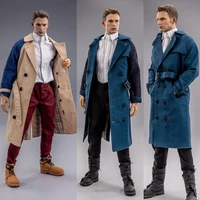 sa toys sa001 16 mens agent trench color matching windbreaker shirt overalls suit gentleman clothes set for 12 action figure
