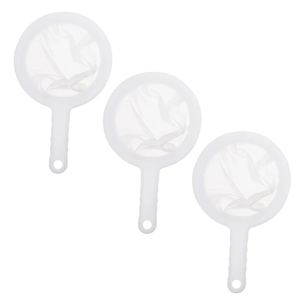 

3Pcs Landing Net Small Net Small Shrimp Net Artemia Sieve Squid Net Aquarium Supplies