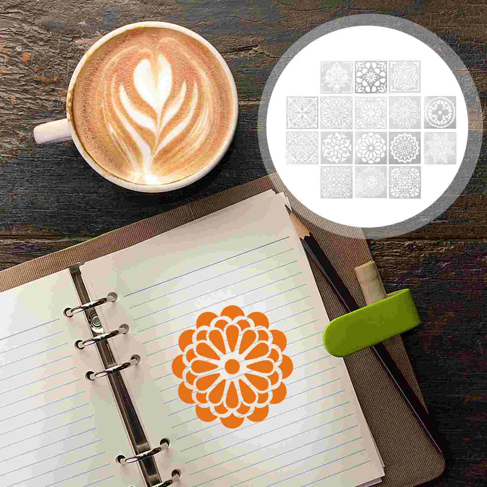 

Mandala Template Craft Stencil Kids Drawing Hollow Painting Templates DIY Stencils Face For dot