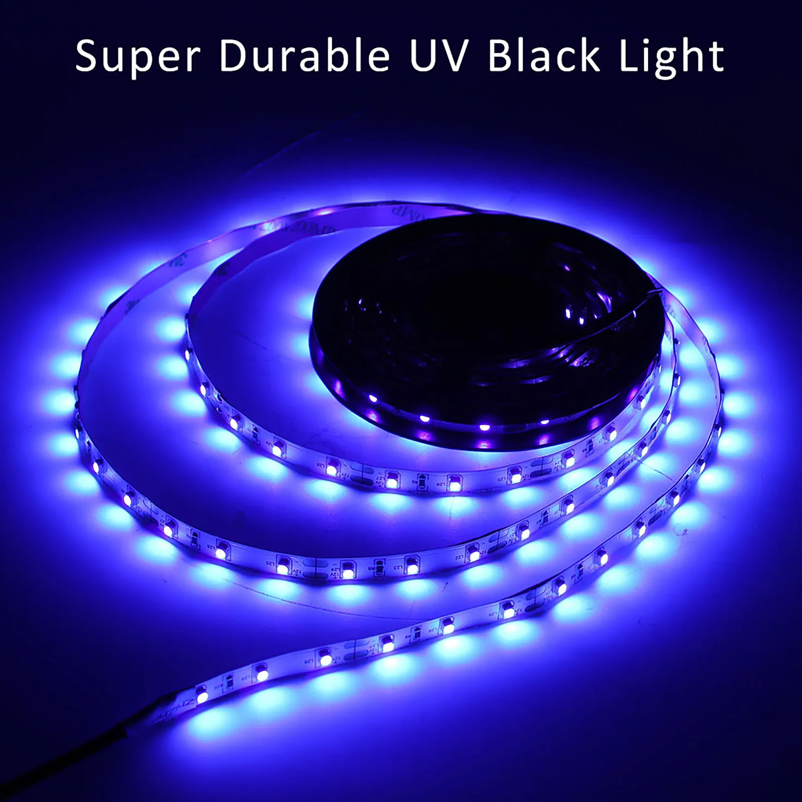 

DC 12V UV LED Light Strip Flexible 385-400nm Black Light SMD 3528 5M Diode Tape Lamp for Cloakroom DJ Fluorescence Party
