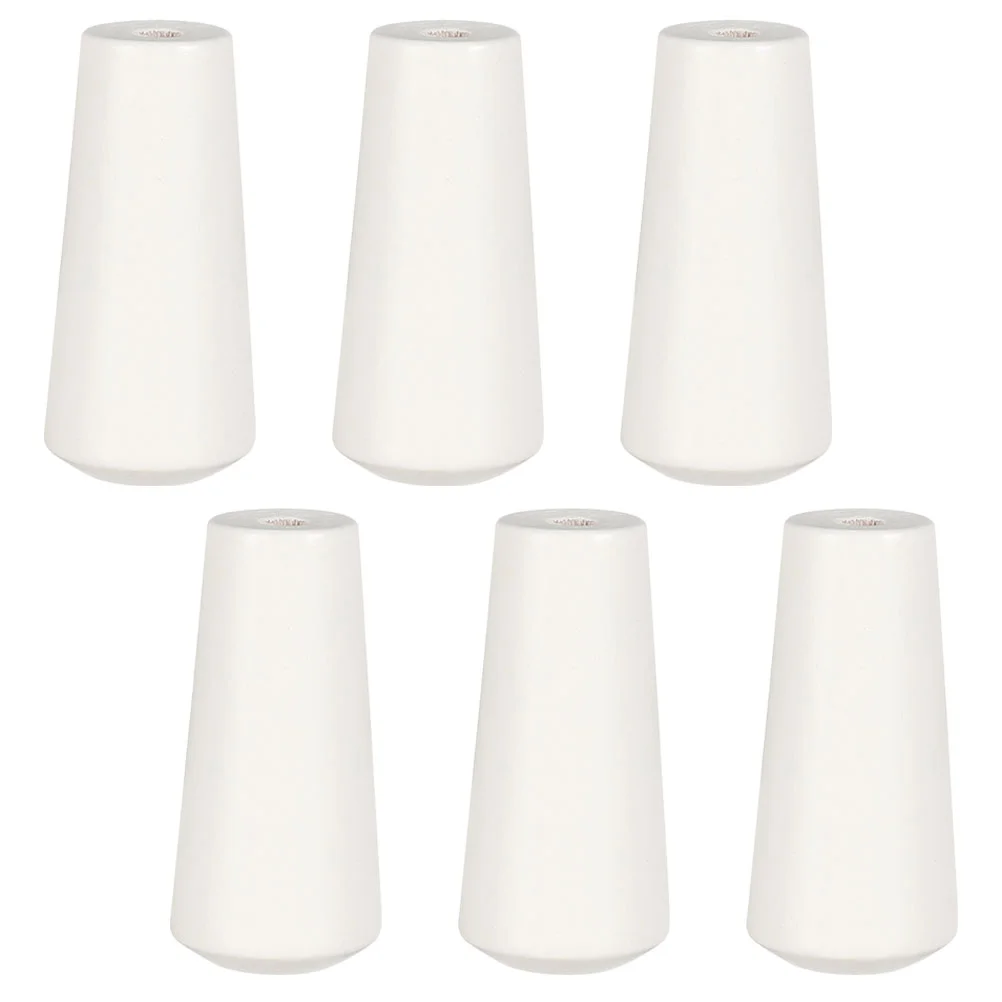 6 шт. роликовый кулон для оконных жалюзи концы шнура ручки штор белые деревянные